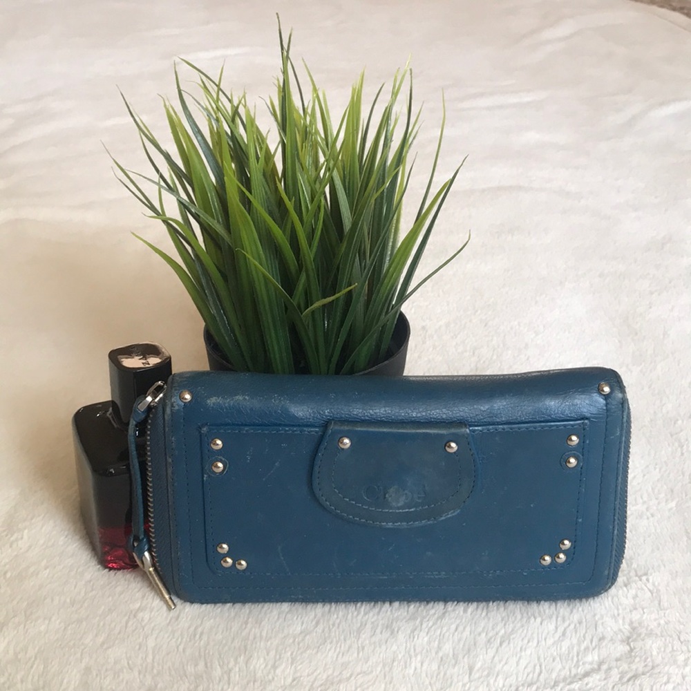 🙏🏼Authentic CHLOÉ full zip wallet